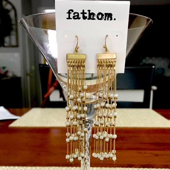 fathom. Beautiful Boho Dangle Earrings. - Picture 1 of 6